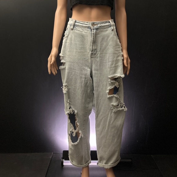 Fashion Nova Denim - NWT Fashion Nova Distressed Jeans size 20